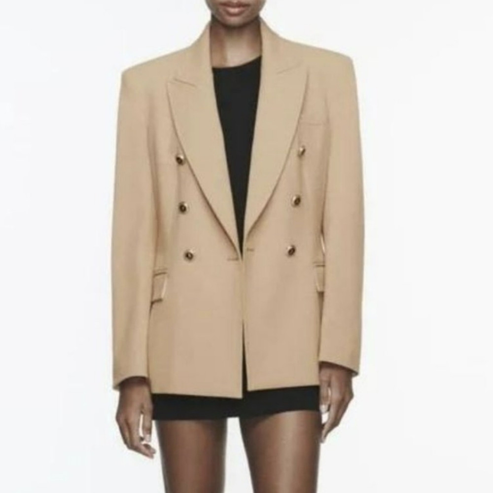 Zara  double breasted blazer M